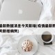 疫情最新数据消息今天新增(疫情最新数据消息今天新增病例)
