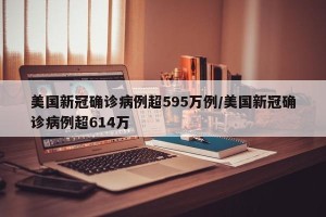美国新冠确诊病例超595万例/美国新冠确诊病例超614万