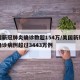 美国新冠肺炎确诊数超154万/美国新冠肺炎确诊病例超过3443万例