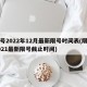 限号2022年12月最新限号时间表(限号2021最新限号截止时间)