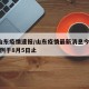6日山东疫情速报/山东疫情最新消息今天新增病例于8月5日止