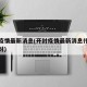 开封疫情最新消息(开封疫情最新消息什么时候解封)