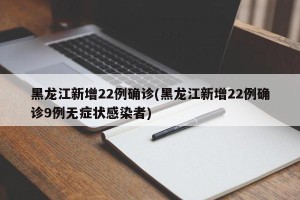 黑龙江新增22例确诊(黑龙江新增22例确诊9例无症状感染者)