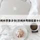 兰州大学多少分(兰州大专排名前十名)