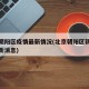 北京朝阳区疫情最新情况(北京朝阳区新冠疫情最新消息)