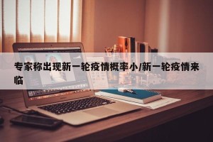 专家称出现新一轮疫情概率小/新一轮疫情来临
